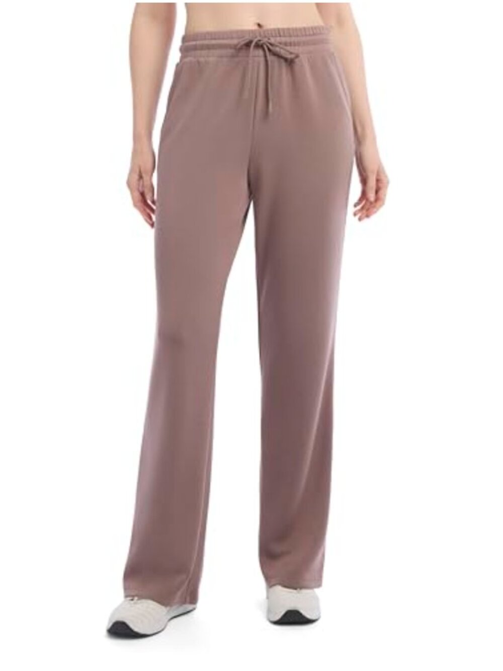 Flare Leg Sweatpants with Adjustable Drawstring and Pockets